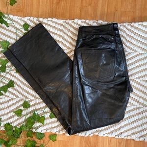 Leather pants
